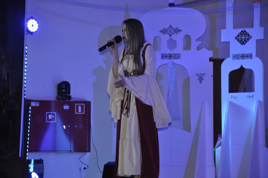 Realizacja musicalu „Aladyn” - aula Akademii Nauk Stosowanych w Wałbrzychu