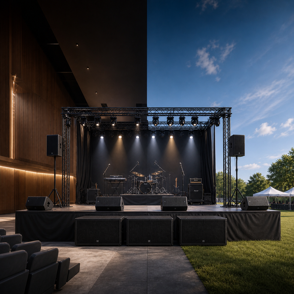 System PA: Synq, QSC, Electro-Voice